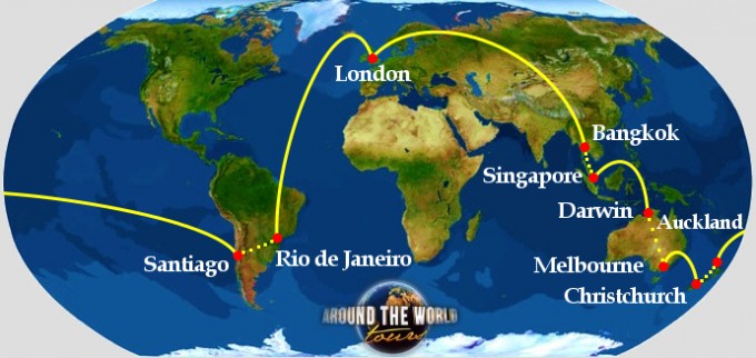 rtw going west with siuth america