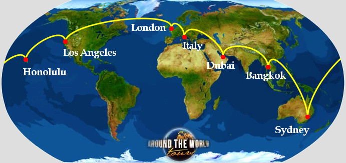 Giro del mondo in 23 giorni